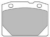 Колодки гальмівні комплект, дискові гальма MAPCO 6080 (фото 1)