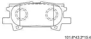 Колодки дискового тормоза Asimco KD2783