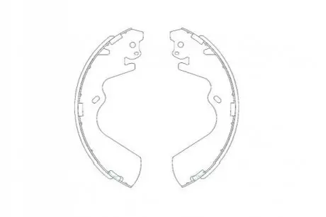 PARTS HYUNDAI Комплект гальмівних колодок GALLOPER II (JK-01) 2.5 TD 98-03, H-1 / STAREX (A1) 2.4 03-04 PARTS KAVO KBS-3403