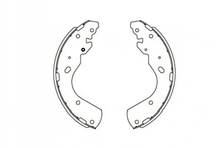 PARTS FORD Гальмівні колодки барабанні RANGER 2.5 TD 02-06, MAZDA B-SERIE 2.5 D 02-06 PARTS KAVO KBS-5404