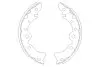 PARTS NISSAN Щеки тормозные Almera 1,6 06- PARTS KAVO KBS-7414 (фото 2)