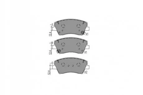 PARTS HYUNDAI Гальмівні колодки IONIQ (AE) Electric 16-, KIA NIRO I (DE) 1.6 GDI Plug-in Hybrid 16-22 PARTS KAVO KBP-4034