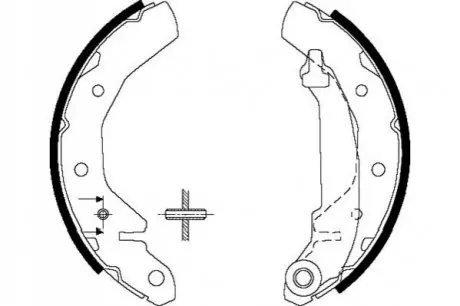 PARTS DAEWOO Гальмівні колодки барабанні Matiz 0,8/1,0 98- PARTS KAVO KBS-1407