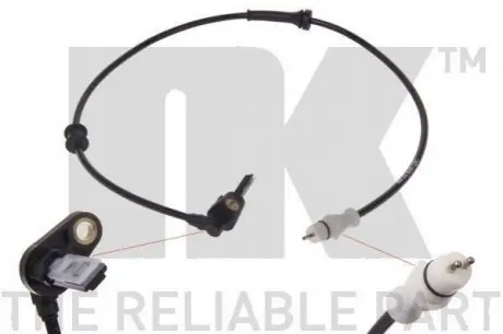 Датчик ABS задн. правий Renault Kangoo 1.2-1.9dTi 04.03- NK 293909