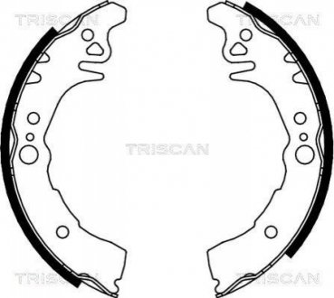 Комплект гальмівних колодок TRISCAN 810010026 (фото 1)