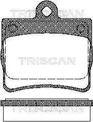 Колодки гальмівні задні TRISCAN 811023016