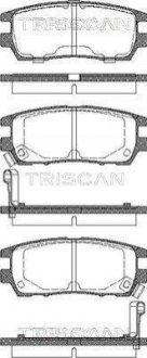 Колодки гальмівні задні TRISCAN 811042003 (фото 1)