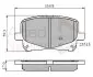 Колодка гальм. диск. toyota camry 2.2, 3.0 24v, 3 Comline ADB0904 (фото 1)