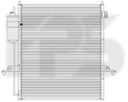 Фото 1 - конденсатор кондиціонера FPS FP 48 K494 Конденсатор кондиціонера FPS FP 48 K494 (фото 1)
