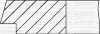 Комплект поршневих кілець FIAT Fiorino 1.7D (82.6/STD) (2.5/2/4) Yenmak 91-09394-000 (фото 3)