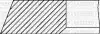 Комплект поршневих кілець FIAT Punto 1.2 (70.8/STD) (1.2/1.2/2.5) Yenmak 91-09285-000 (фото 2)