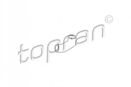 Шланг радіатора (система охолодження) TOPRAN TOPRAN / HANS PRIES 205720