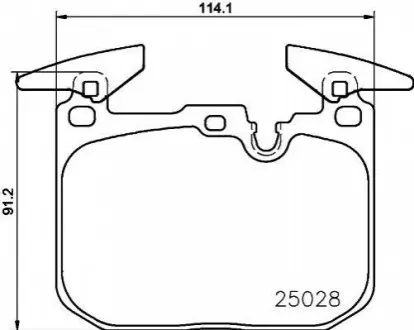 Гальмівні колодки дискові BREMBO P06 096