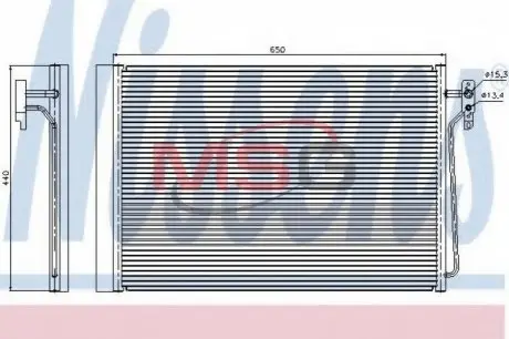 Радіатор кондиціонера First Fit NISSENS 940045