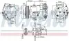 NISSENS OPEL Компресор кондиціонера ASTRA J, MERIVA B 890058 NISSENS 890058