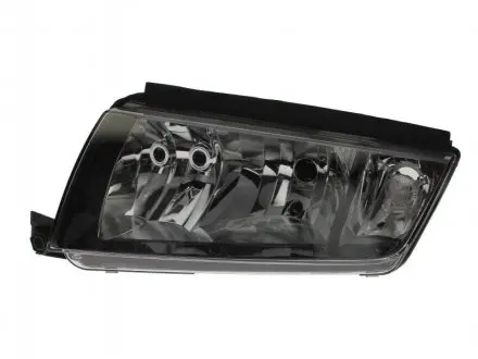 Фара передняя Skoda Fabia 1999-2007 левая H7/H3, эл.рег. черн.рамка DEPO 665-1105L-LDEM2