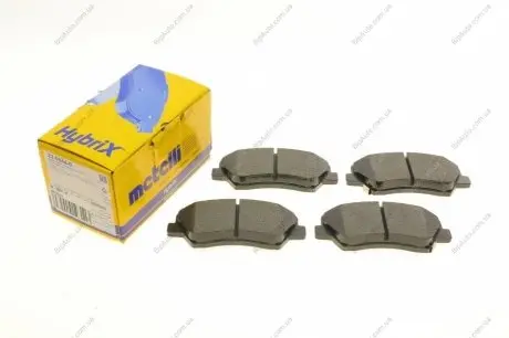 Колодки гальмівні (передні) Hyundai Elantra/ i30/Veloster 11-/Kia Cee\'d/Cerato 12-/Soul 09- Metelli 22-0944-0