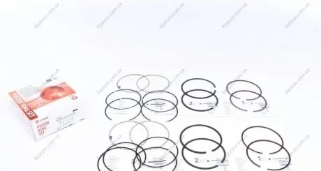 Кільця поршневі Daewoo Lanos 1.5 8V 93-99 (76.50mm/STD) (1.5x1.5x3.0) (к-кт 4 циліндра) AMP PR-DAE-49-3548-000-SET
