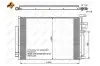 Конденсатор кондиціонера CHEVROLET Captiva 2.4 07- (вир-во NRF) 35775