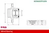 Підшипник маточини (задньої) Peugeot Partner 98- (+ABS) FAG 713 6404 60 (фото 3)