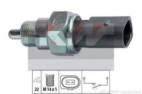 Датчик заднього ходу (аналог EPS 1.860.238/Facet 7.6238) Kw 560 238