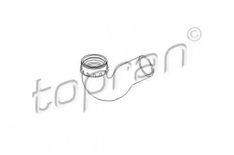 Патрубок системи подачi повiтр TOPRAN TOPRAN / HANS PRIES 111550 (фото 1)