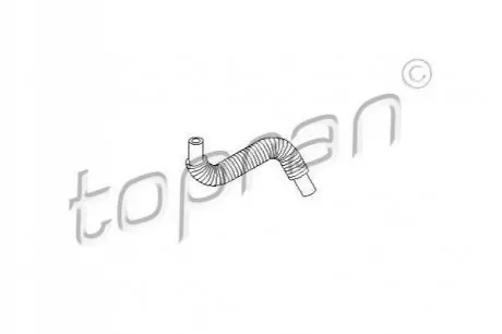 Шланг радиатора TOPRAN TOPRAN / HANS PRIES 109013 (фото 1)