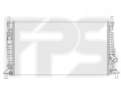 Радіатор охолодження FPS FP 28 A198 (фото 1)