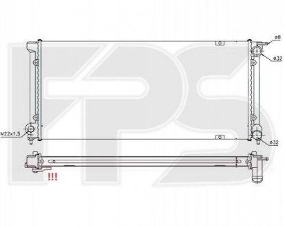 Радіатор охолодження FPS FP 74 A450