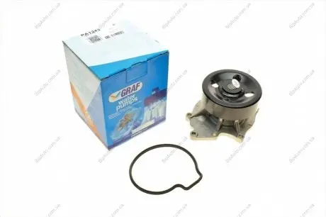 Помпа води SsangYong Korando 2.0e-XDi/2.2XDi 10-/Rexton 2.0/2.2Xdi/Actyon 2.0XDi 1 (R/B) (7 лоп) GRAF PA1243