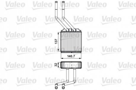 Радіатор опалення Valeo 811520