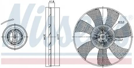 Віскомуфта NISSENS 86220