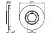 BOSCH томозной диск передн. TOYOTA HIACE II -06 0986478397 BOSCH 0986478397