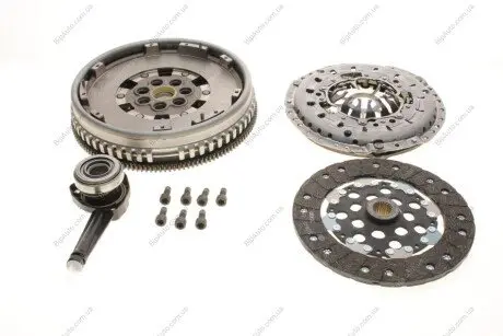 Демпфер + комплект зчеплення +вижимний Renault Espace IV/Laguna II 1.9 dCi 01-, F9Q 600 0021 00 LuK 600002100