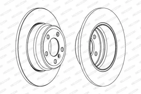 FE FERODO DDF1255C-1 (фото 1)