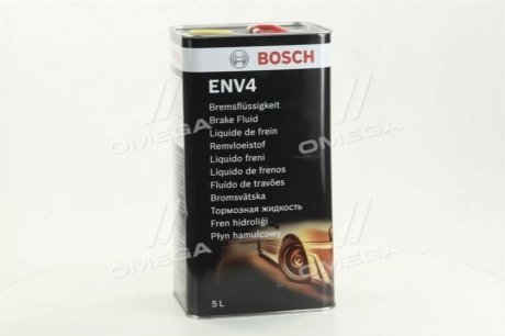 Гальмівна рідина DOT4 (5L) (ENV4) 1 987 479 203 BOSCH 1987479203