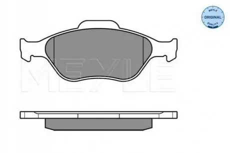 Колодки гальмівні (передні) Toyota Yaris 05- MEYLE 025 232 0217/W