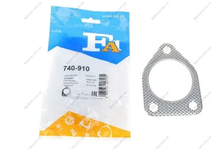 Прокладка труби вихлопної Mitsubishi Pajero 3.2 DI-D 00-06 FA1 Fischer Automotive One (FA1) 740-910