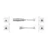 MAGNETI MARELLI VW К-кт проводів запалювання POLO, GOLF III 1.6 92- MSQ0036 MAGNETI MARELLI MSQ0036