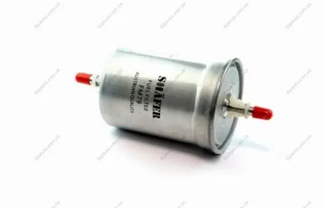 Фільтр паливний VW Golf I-IV, Jetta I-II, T5, Octavia I, Audi A3, A4, A6, A8, 82-, (з пластиковою кл SHAFER FM79