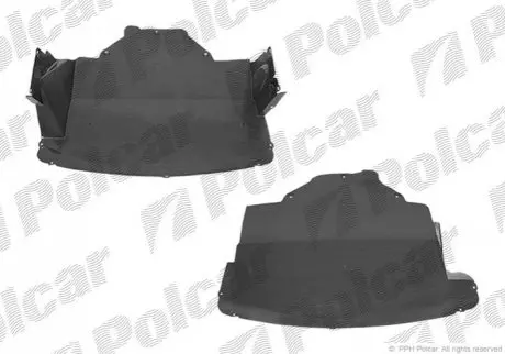 Захист під двигун MASTER, 01.10- Polcar 60N134-5 (фото 1)