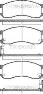 Колодки гальмівні передні TRISCAN 811050165