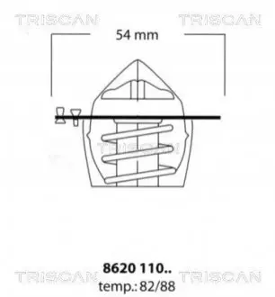 Термостат TRISCAN 862011088