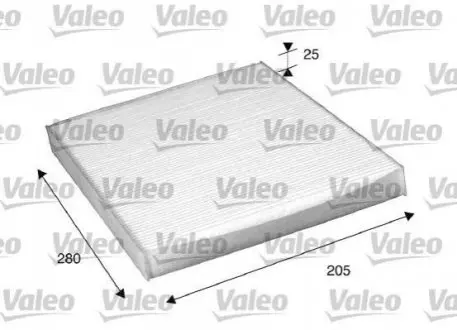 Фільтр салону Skoda Octavia 96-10 (-AC)/SuperB 01-08/VW Caddy 95-04/Passat 00-05/Polo 94-12 Valeo 698885