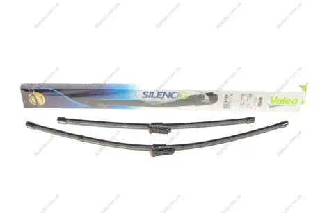 Щітки склоочисника (650/475мм) Ford Mondeo IV/Volvo C70/V40 06- (безкаркасна) Valeo 574651