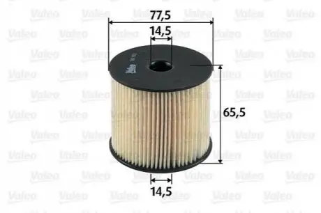 Фільтр паливний Fiat Scudo 2.0 HDI Valeo 587903