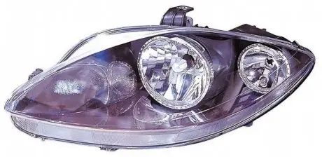 Фара передняя Seat Altea/Leon/Toledo 2005-2012 левая H7/H1, эл. рег. DEPO 445-1116L-LDEM2