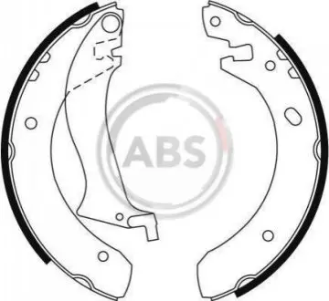 ABS Гальмiвнi колодки барабаннi A.B.S. 9055