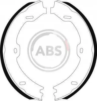 ABS Гальмiвнi колодки барабаннi A.B.S. 9141