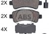 ABS 35116 Гальмiвнi колодки дисковi